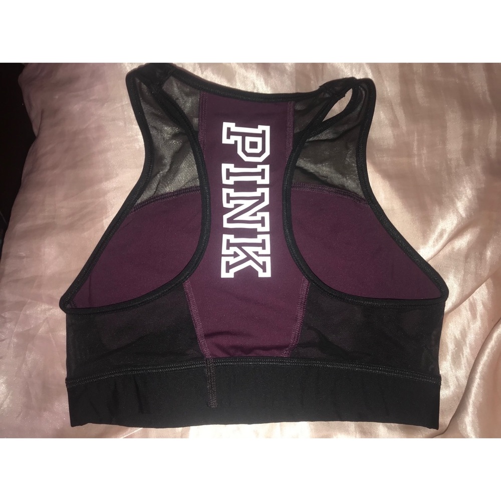 VS PINK MAROON MESH SPORTS BRA!!! - Picture 2 of 3